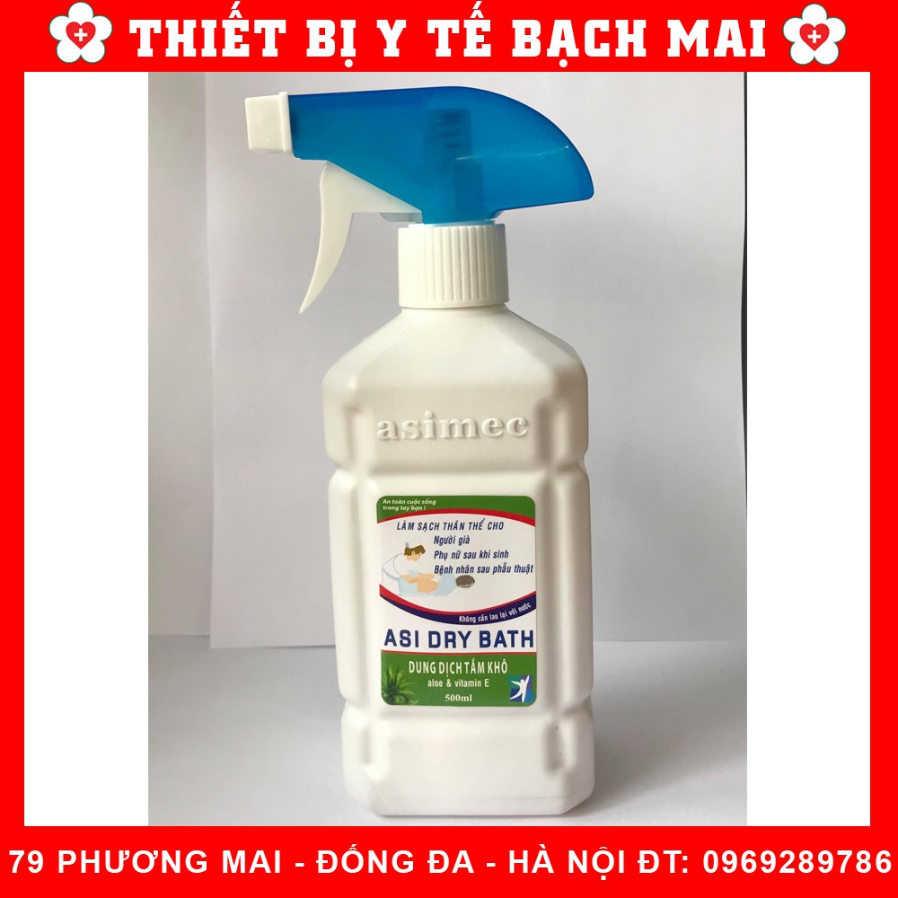 Dung Dịch Tắm Khô Asi Dry Bath ASIMEC [500ml]