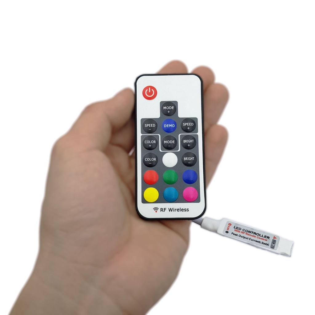Bộ điều khiển Led RGB 17 Key 5-24VDC