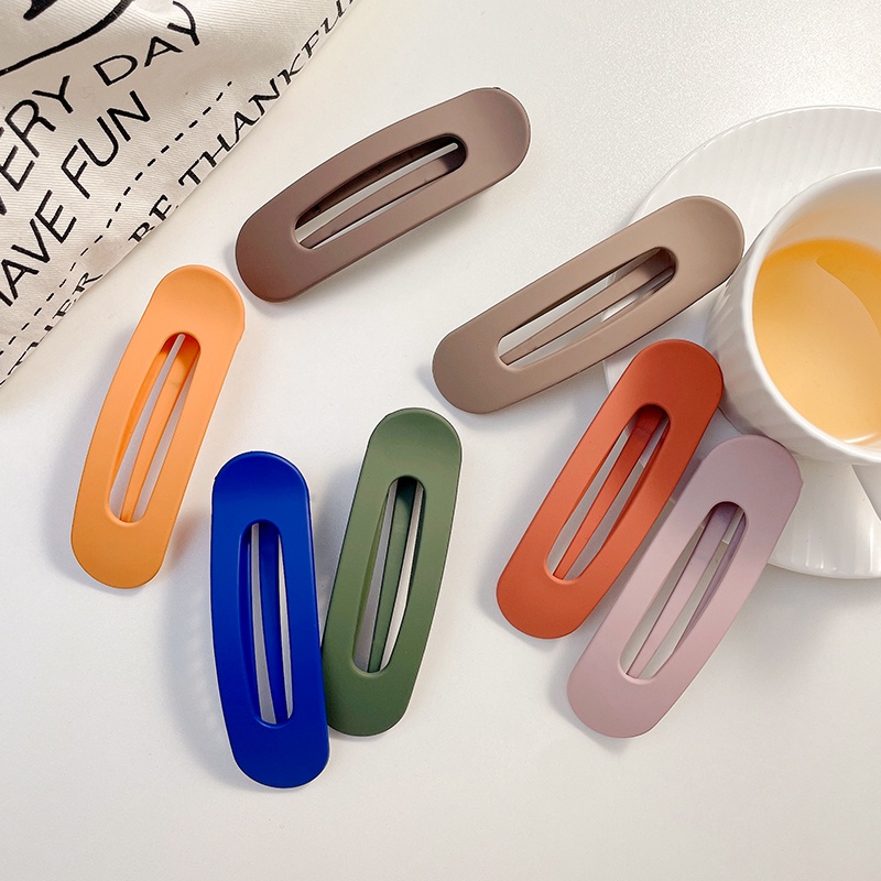 Kẹp Tóc Mỏ Vịt Cỡ Lớn Màu Sắc Thời Trang Cho Nữ