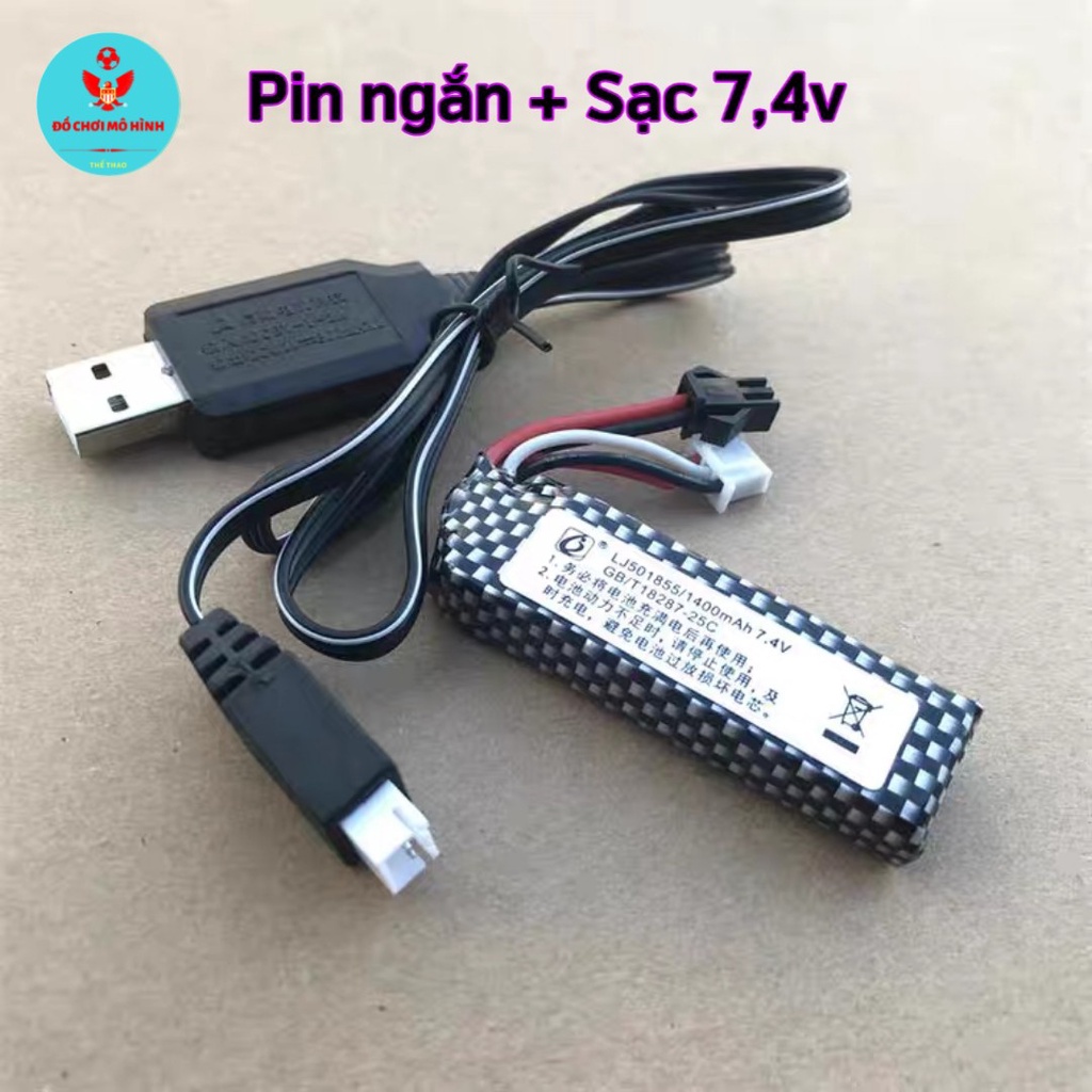 PIN NGẮN SẠC 7,4v - 11,1v CHO CÁC DÒNG ĐỒ CHƠI MÔ HÌNH