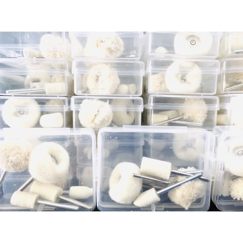 Combo 5 đầu len nhỏ đánh bóng cho máy đánh bóng mini