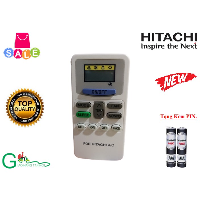 Điều khiển điều hòa Hitachi dùng cho các dòng Hitachi RAS-X RAS- RAS-EJ 1HP 1.5HP 2HP 9000 12000BTU-Hàng mới 100%