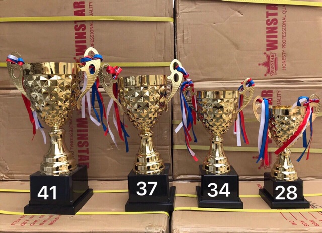 Cúp thể thao kim loại