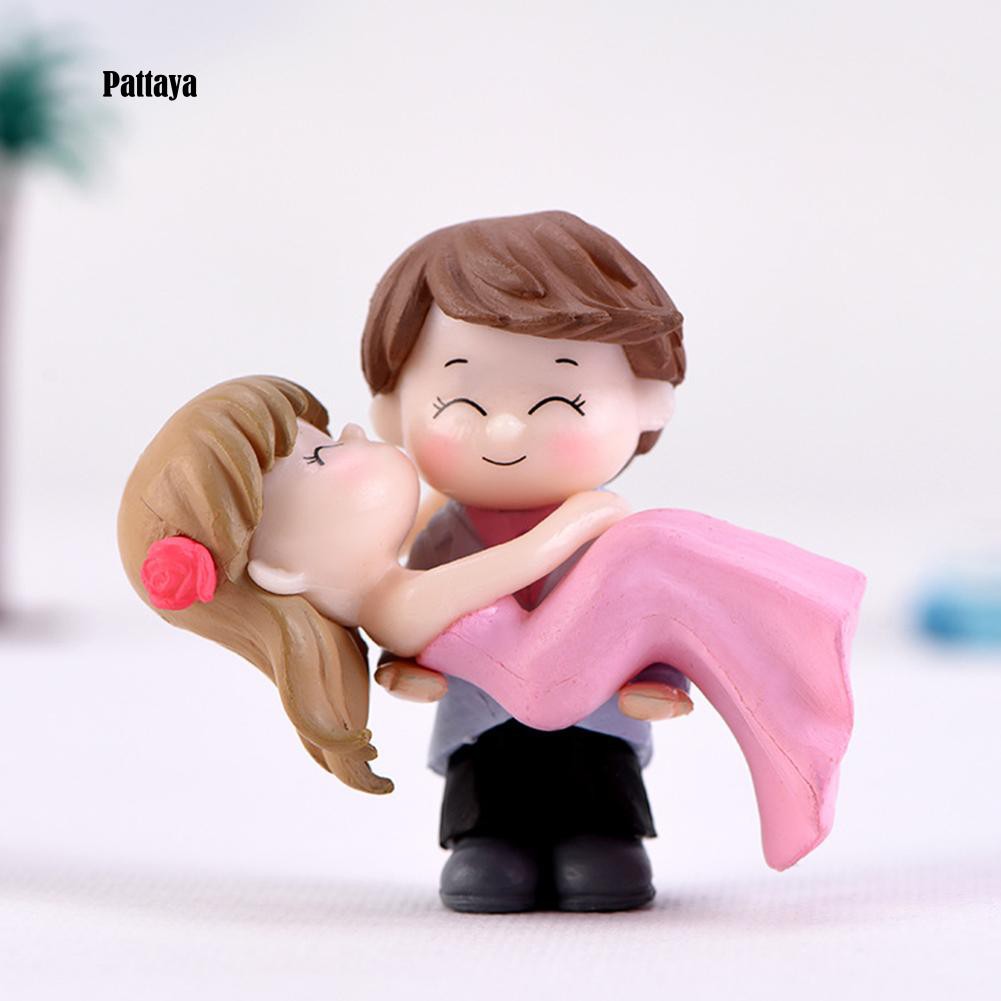 Đồ trang trí Cặp Đôi Cô Dâu Chú Rể Mini Trang Trí Tiểu Cảnh