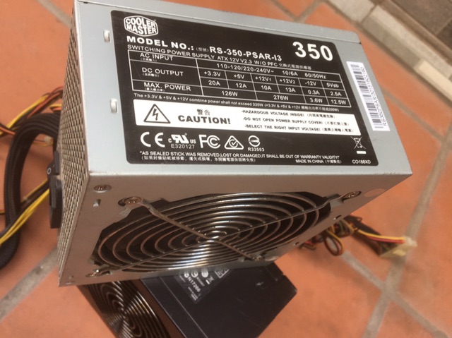 Nguồn cooler Master 350w / nguồn đồng bộ bóc case thanh lý