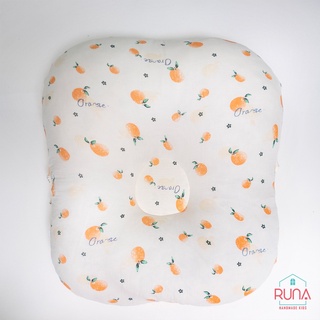 Gối chống trào ngược cho bé Runa Kids chất vải mềm mịn thoáng mát an toàn cho bé