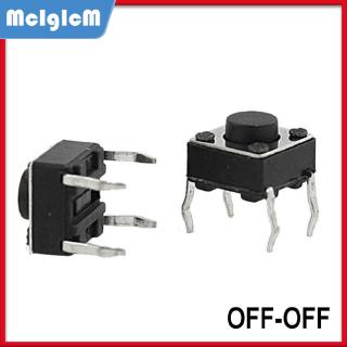 Bộ 200 Nút Bấm Công Tắc 6 6X4.3Mm 4 Pin Tự Động