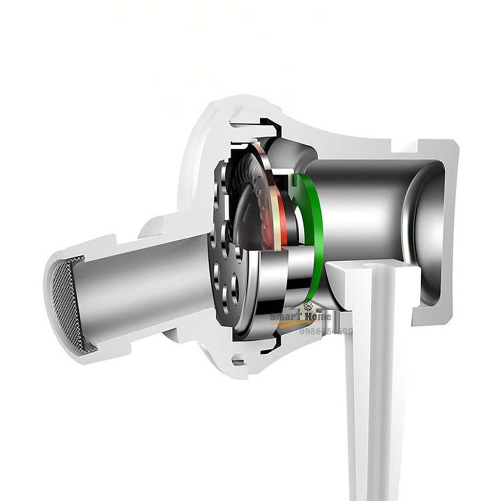 Tai nghe có dây có mic Xiaomi Piston lite 2017 Dây tròn, tai nghe lọc âm đa tầng trải nghiệm âm thanh chân thật