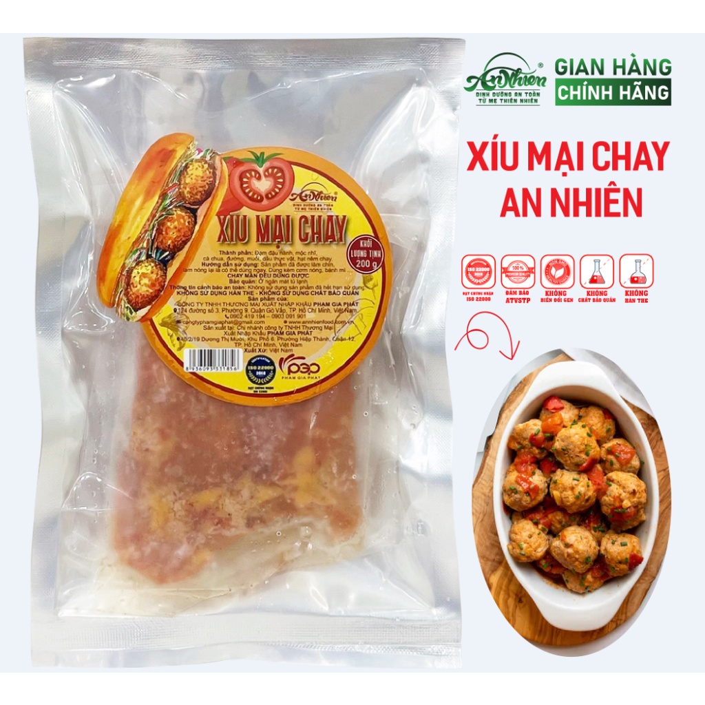 Xíu Mại Chay An Nhiên 200g