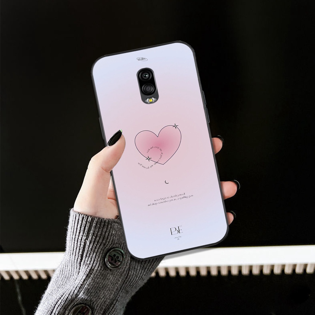 ốp lưng điện thoại Samsung j7 plus / j7+ trái tim sắc màu