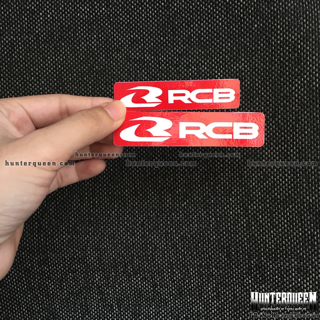 Logo racingboy dài[9.2x2.1cm] Hình dán decal siêu dính, chống nước, tem đua trang trí xe máy