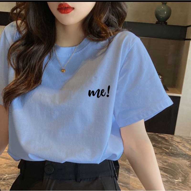 Áo thun in chữ me đơn giản trẻ trung phù hợp mọi độ tuổi mẫu mới phong cách Hàn Quốc cực xinh bán chạy giá rẻ