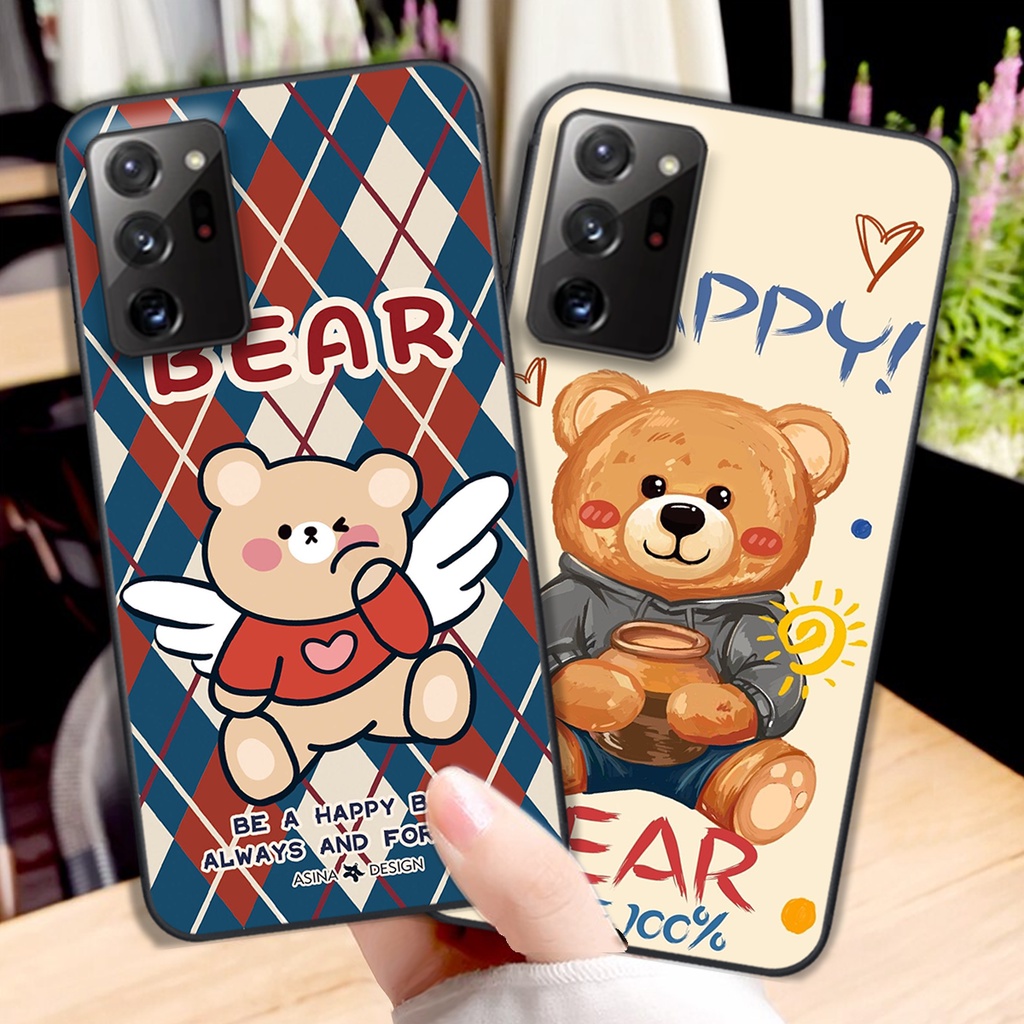 Ốp lưng Samsung Note 20 / Note 20 Plus / Note 20 Ultra / Note 20+ gấu cute SIÊU RẺ-SIÊU CHẤT