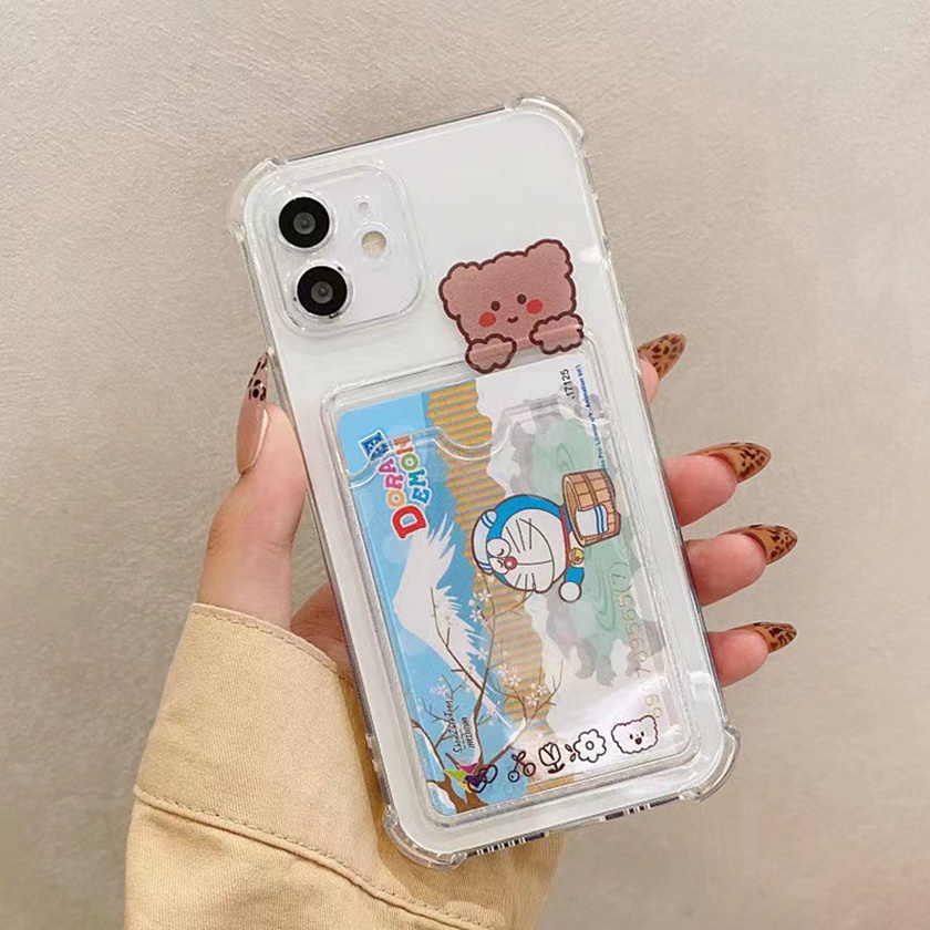 Ready Stock Ốp Điện Thoại Mềm Trong Suốt Họa Tiết Hoạt Hình Cặp Đôi Cho Compatible For iPhone 13 12 11 Pro Max X XR XS Max SE2020 8 7 Plus