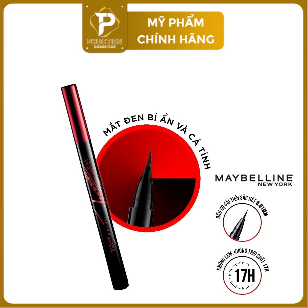 Kẻ Mắt Nước Maybelline Hypersharp Power Black Eyeliner