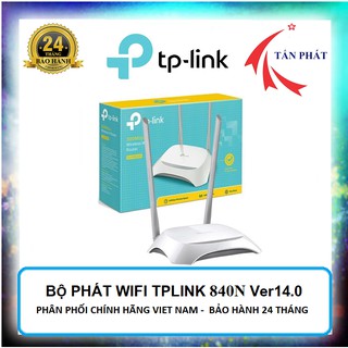 Bộ Phát Wifi TPLINK WR 840N 841N 300Mbps Ver 2.0 [BH Chính Hãng 24 Tháng]