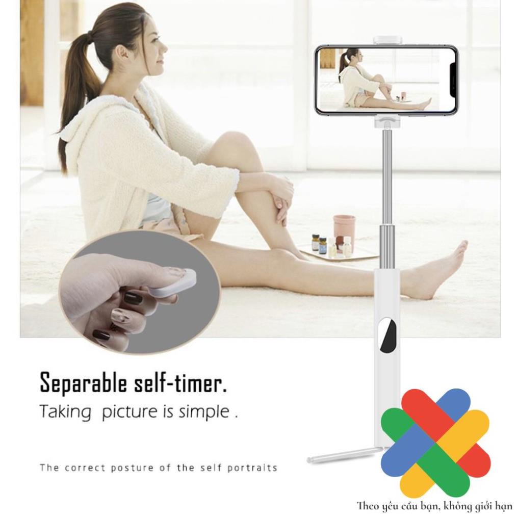 Gậy Chụp Ảnh Selfie Bluetooth Có Remote L02 - Gậy Chụp Hình 3 Chân Tháo Rời Có Điều Khiển Từ Xa