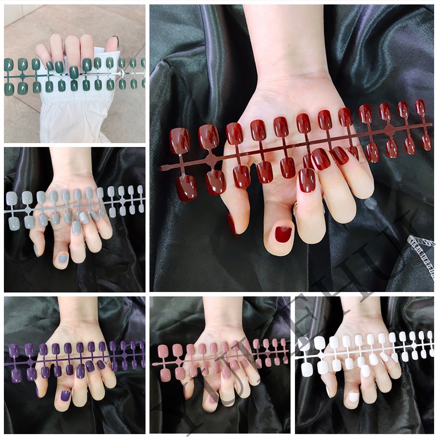 2022  trend YUKEHUI  móng giả trong suốt set móng tay giả mẫu móng tay đẹp bộ set 24 móng giả mẫu móng tay đẹp móng tay giả đính nơ bộ móng tay giả  móng tay giả nhọn móng tay giả giá rẻ bộ móng tay giả kèm keo