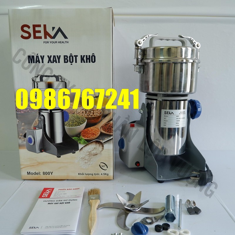 Máy xay bột khô seka z10 xay siêu mịn