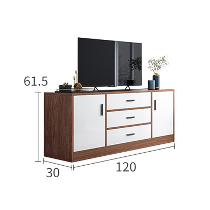 Tủ tivi phòng khách gỗ 2 cánh 3 ngăn kéo 1m2 cao cấp trang trí nhà ở - Kệ TV gỗ hiện đại đơn giản decor phòng ngủ đẹp