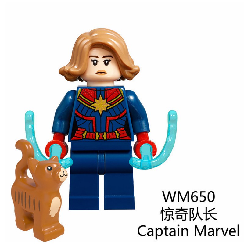 Mô Hình Lắp Ráp Lego Iron Man Avengers 4 Mk85 Captain Marvel Outrder Wm6055