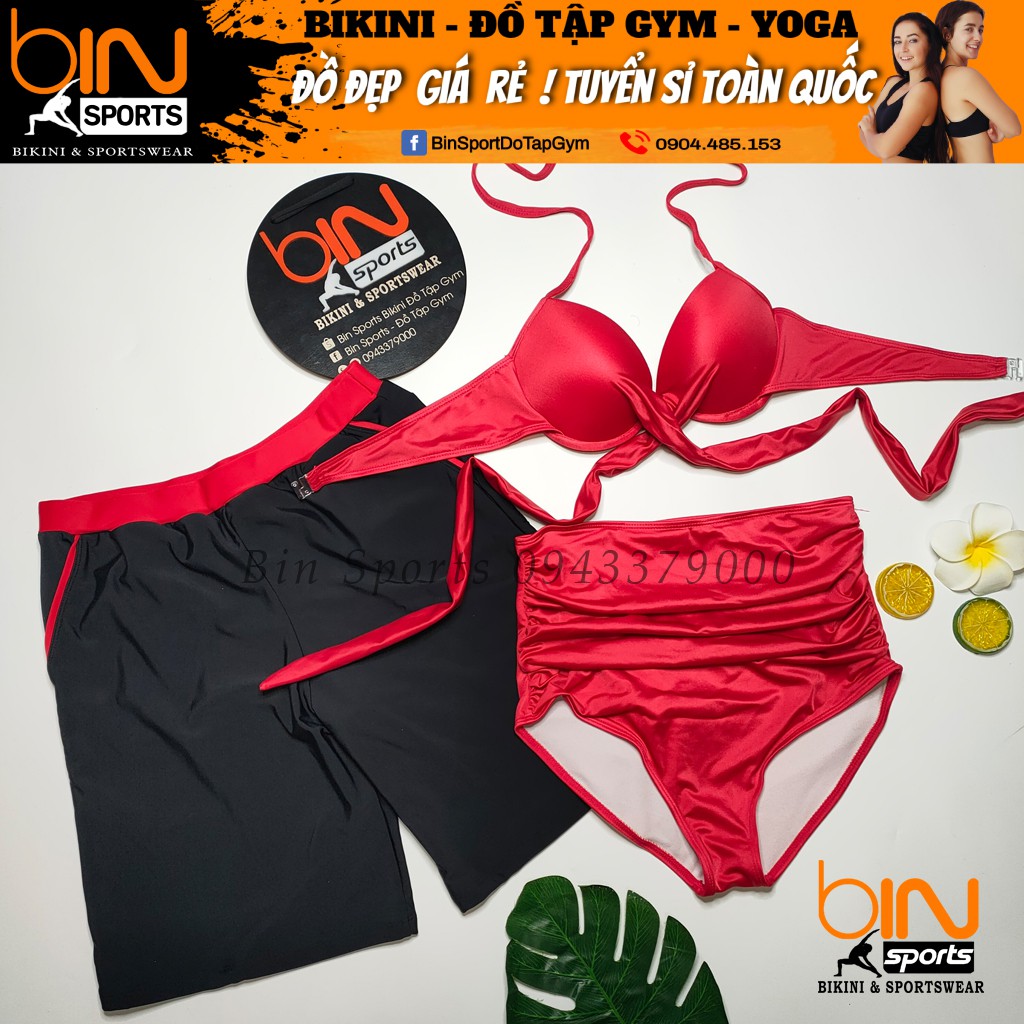 Đồ Bơi Cặp Nam Nữ Mặc Đi Biển Bin Sports CB019