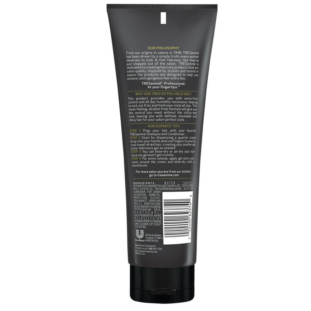 Gel tạo kiểu tóc Tresemme Gel 4 Extra Firm Control 255g (Mỹ)