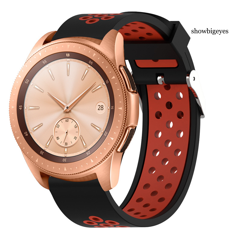 Dây Đeo Silicon 20 / 22mm Cho Đồng Hồ Samsung Galaxy Gear S3 42mm / 46mm Huawei Gt