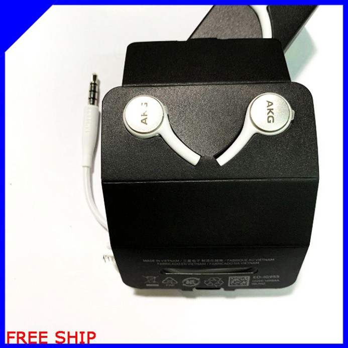 Tai nghe nhét tai chân tròn Samsung S10 AKG , jack 3.5mm, hàng chuẩn đẹp , phù hợp với nhiều máy điện thoại  Educase