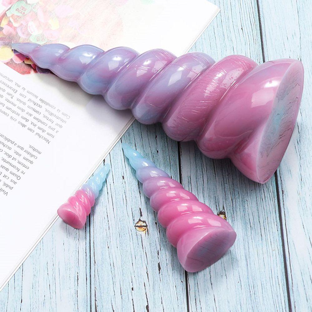 Khuôn Nhựa Trong Suốt Hình Sừng Kỳ Lân Dùng Làm Đồ Trang Sức DIY