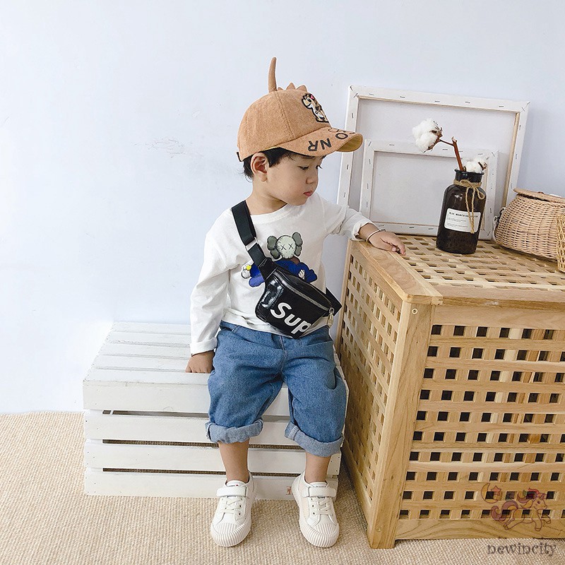 Túi Đeo Chéo In Chữ Dễ Thương Cho Bé