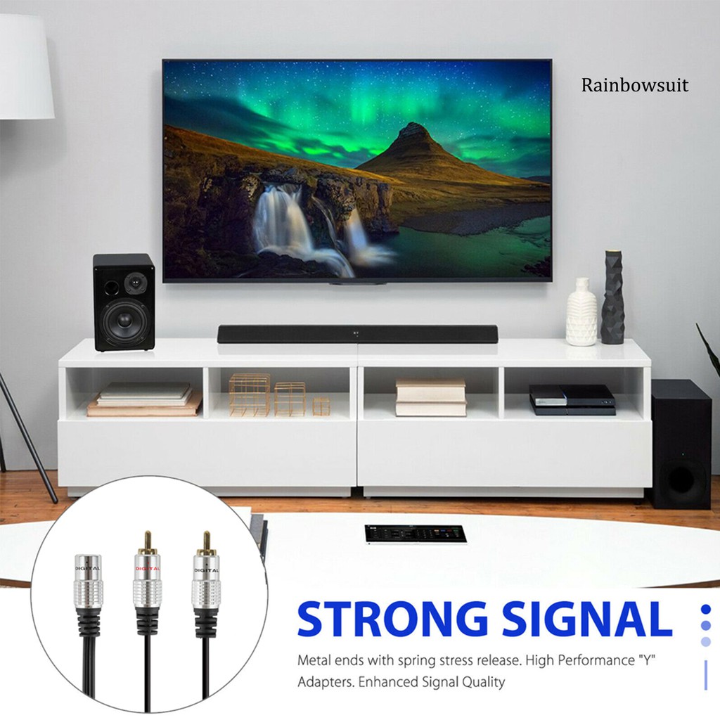 Cáp Chuyển Đổi Âm Thanh Rb-2 Rca Sang 3.5mm