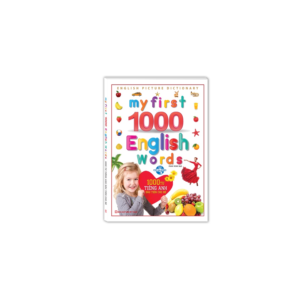 Sách - 1000 từ tiếng anh đầu tiên cho bé (có file nghe)
