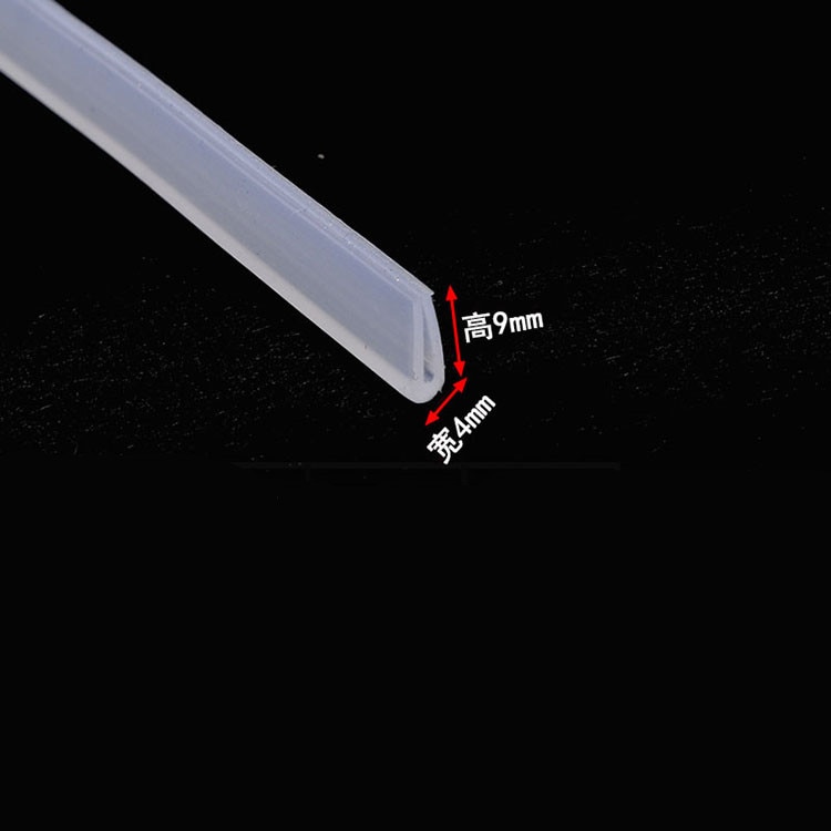 Dải Cao Su silicone 1Meter U Dán Viền Cửa Kính Nhà Tắm Chống Va Chạm