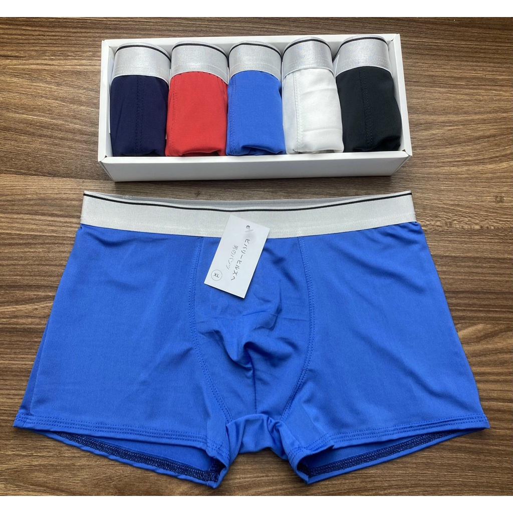 [Hộp 4 quần] quần lót nam màu NGẪU NHIÊN, quần sịp đùi nam, quần lót nam, quần xì nam, quần boxer nam, quần sịp đùi nam