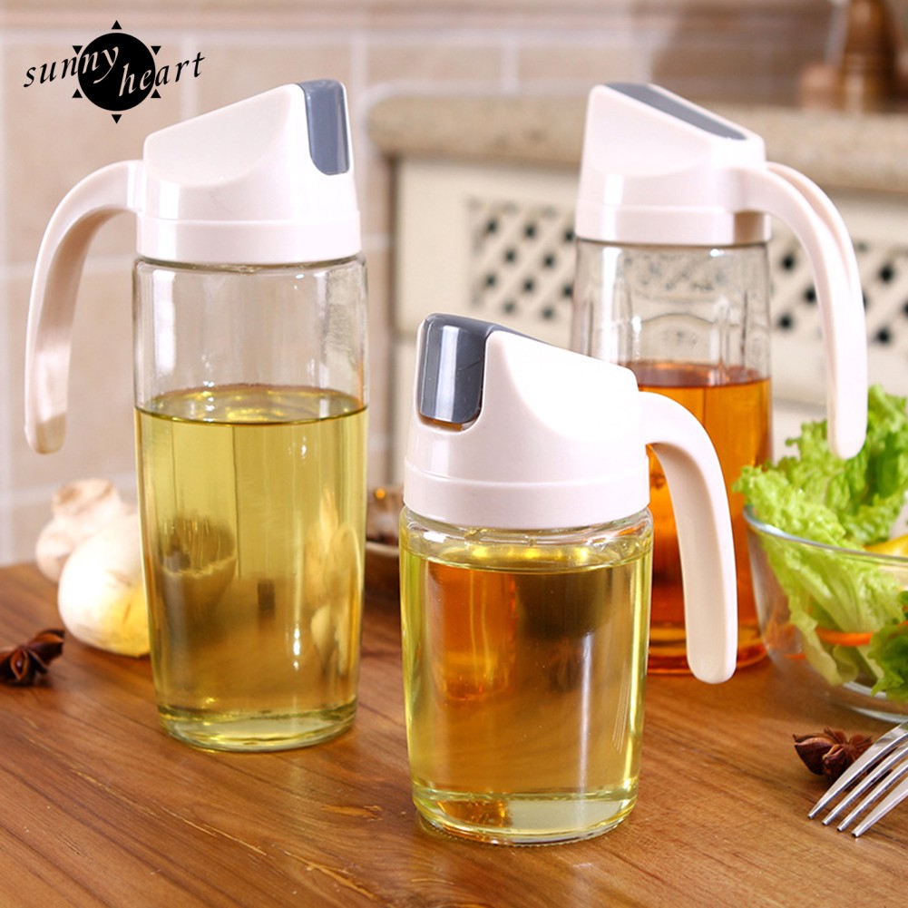 Bình Đựng Dầu Ăn / Giấm Chống Rò Rỉ Có Nắp Tự Động