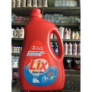 Nước giặt Lix 3,6kg dùng cả giặt tay và giặt máy