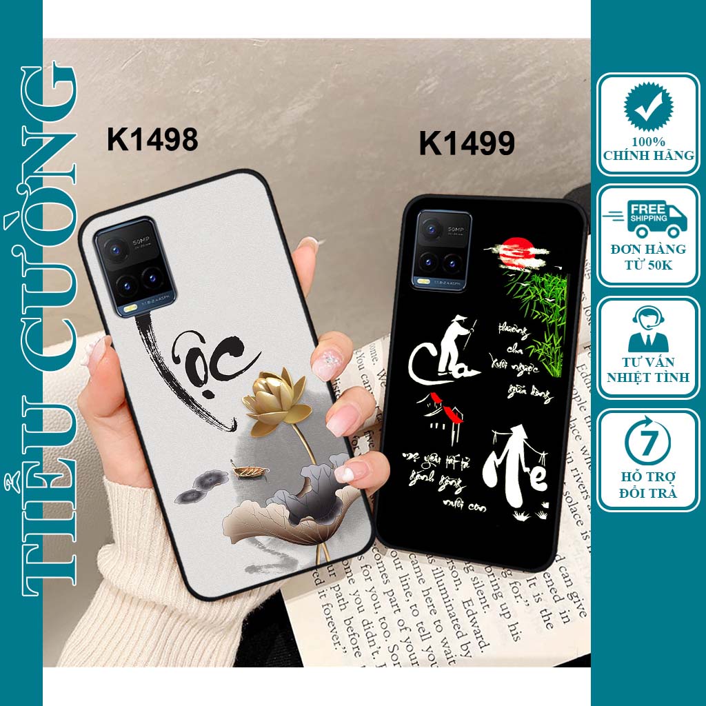 Ốp Vivo Y21 / Y21s / Y33s in hình thư pháp vợ chồng ,lộc, nhẫn rẻ bền đẹp