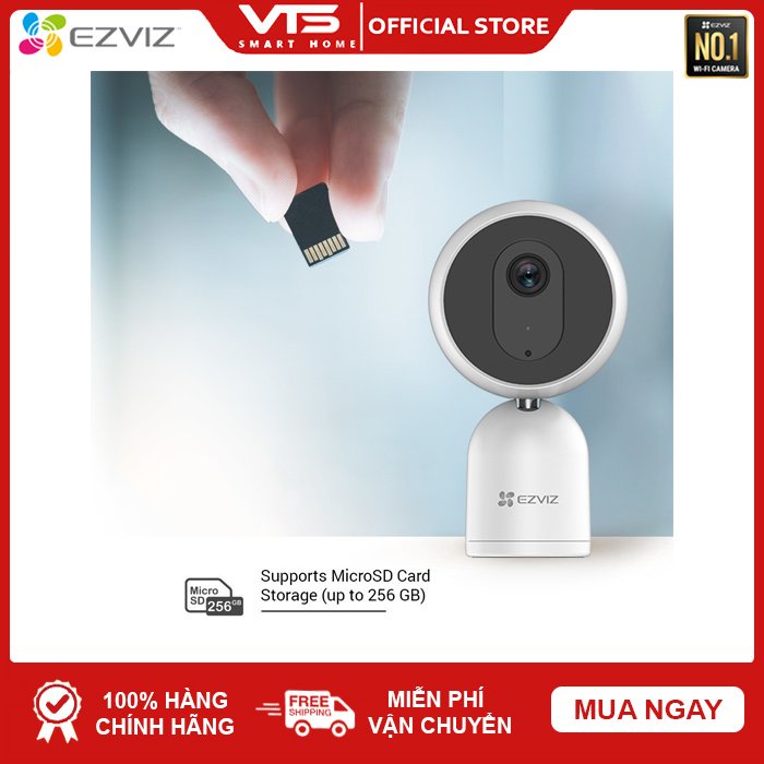 Camera IP WIFI EZVIZ C1T 2MP, Full HD 1080P - Đàm Thoại 2 Chiều, Phát Hiện Chuyển Động - VTS Smart Home