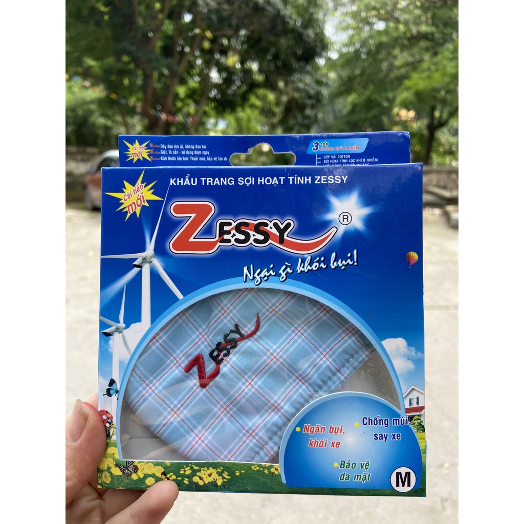 KHẨU TRANG SỢI HOẠT TÍNH ZESSY NGƯỜI LỚN