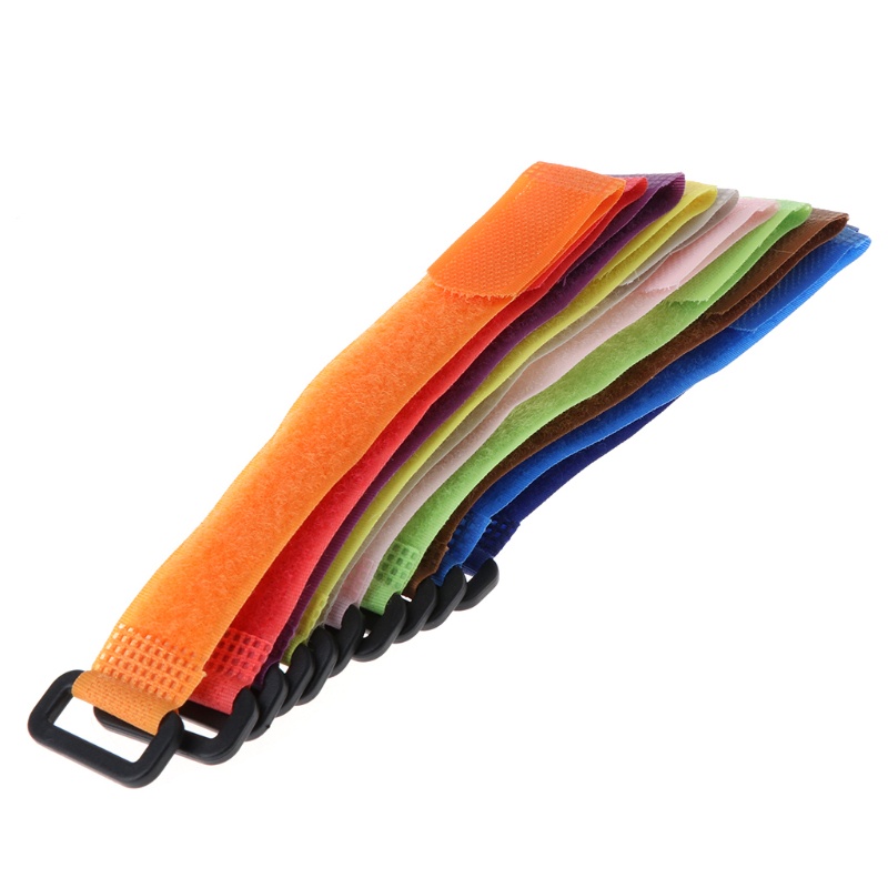 Set 10 Dây Nylon Quấn Cần Câu Cá Có Thể Điều Chỉnh Tiện Dụng