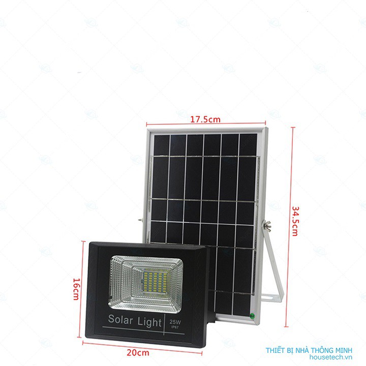 Đèn chiếu sáng năng lượng mặt trời công suất 25W