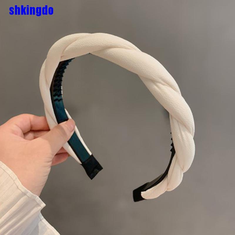 Cài tóc họa tiết xoắn màu trơn thiết kế thời trang