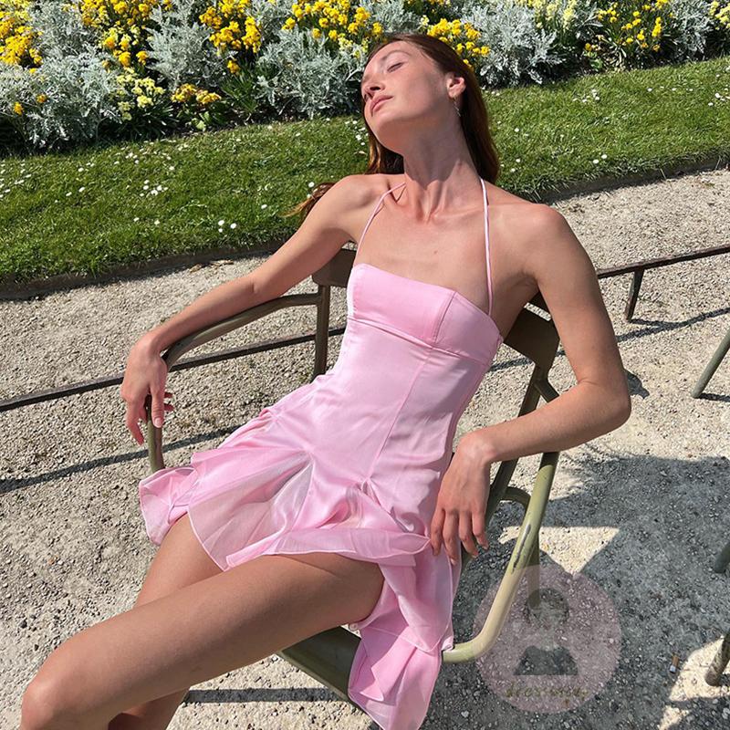 Đầm Hai Dây Mùa Hè Màu Sắc Thời Trang Quyến Rũ Cho Nữ