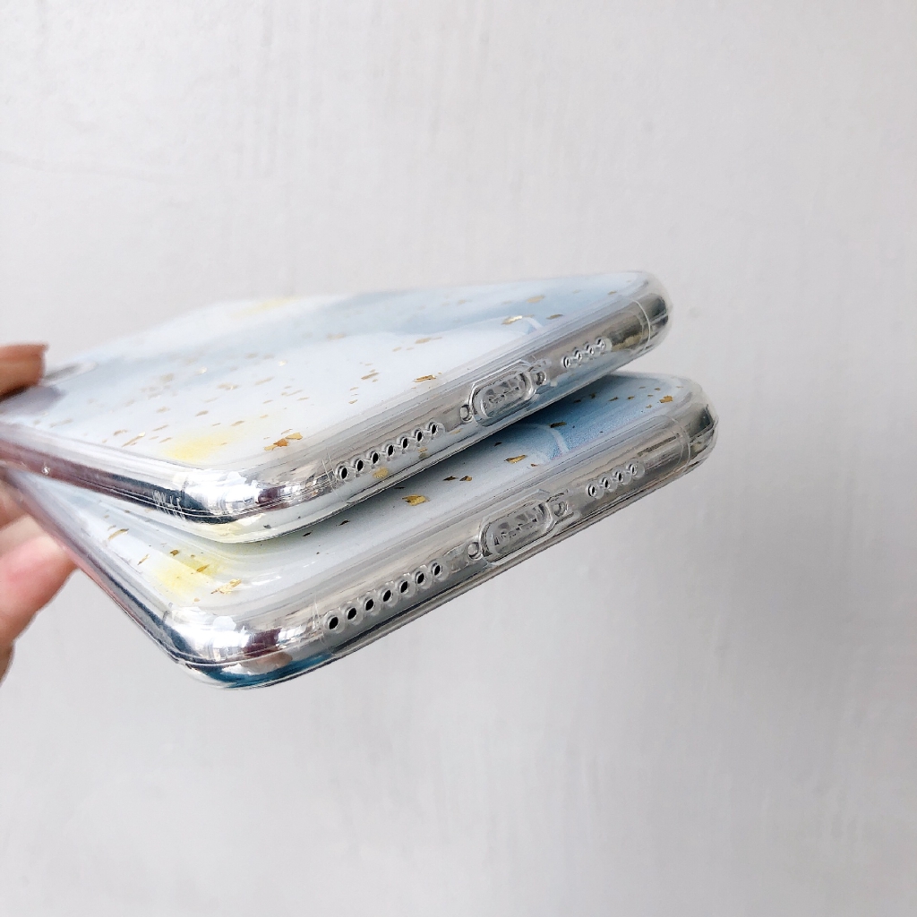 Ốp lưng mềm chống rơi họa tiết hoa và lá vàng cho IPhone 11 11pro Max 6 7 8 6plus 7plus 8plus X XS XR XSmax | BigBuy360 - bigbuy360.vn