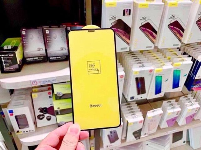 Kính chống bụi &amp; Nước vào màng loa BASEUS chính hãng X/XR/ Xs max