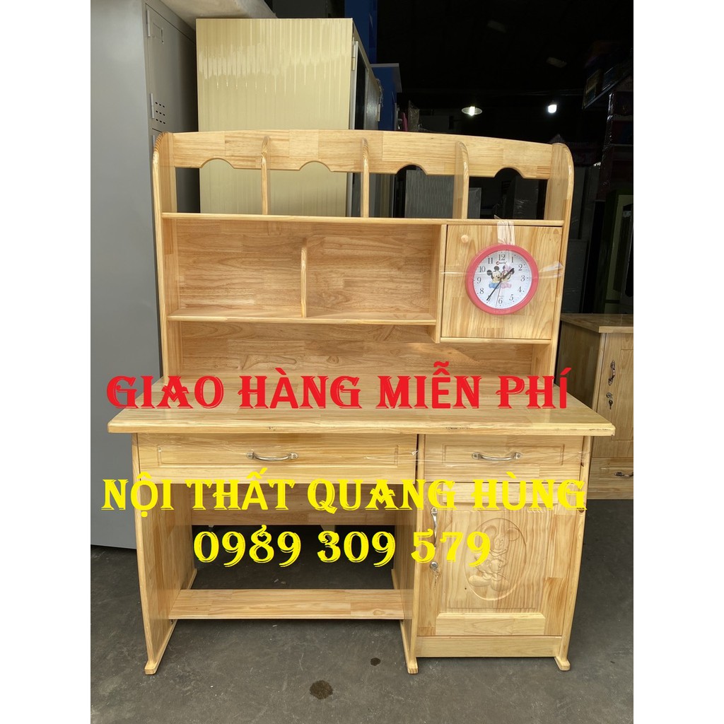 BÀN HỌC SINH GỖ 1m2 GIÁ RẺ TẠI XƯỞNG HCM