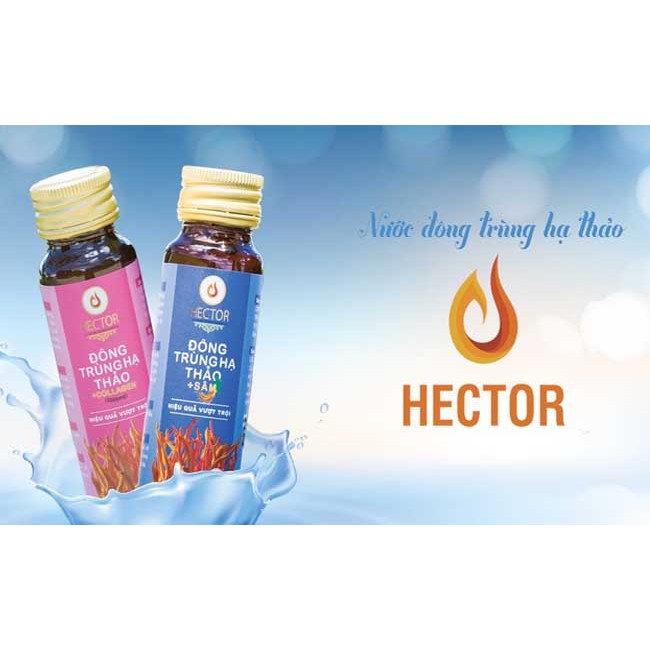 Combo 2 Nước Uống Đông Trùng Hạ Thảo Hector Sâm và Collagen 20 Chai Hỗ Trợ Sinh Lý Nam Nữ | Thế Giới Skin Care