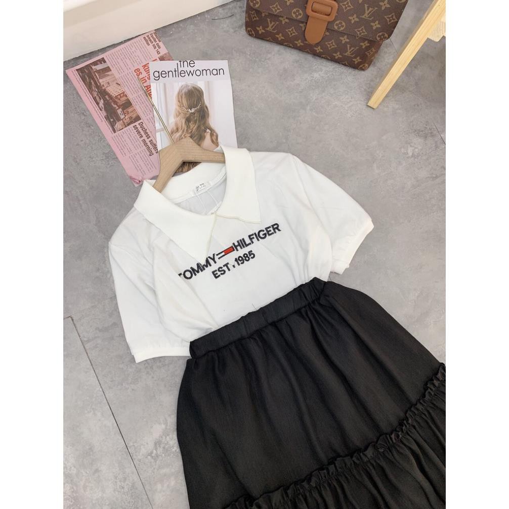 Set đồ nữ cá tính, set váy dài áo thun đi chơi sang chảnh mùa hè đẹp YA124 | BigBuy360 - bigbuy360.vn