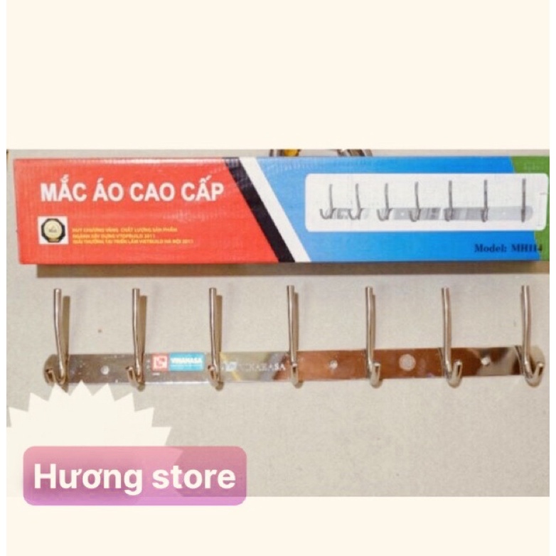 Mắc áo cao cấp inox Vinahasa 7 mấu mắc đơn và đôi